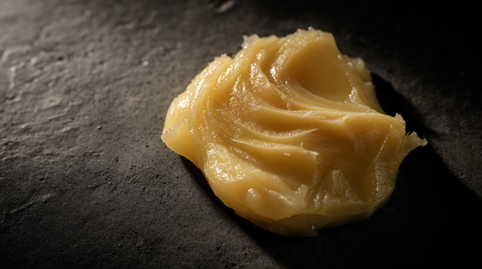 Golden tallow balm lipid texture — lipid-matched skincare for aging skin
