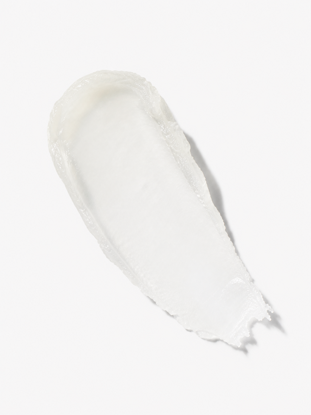 Tau Tau Skin Nourishing Lip Balm texture swatch — soft white whipped tallow and beeswax formula