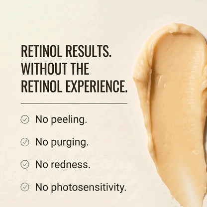 Youth Alchemy golden tallow serum swatch — a gentle bakuchiol alternative to retinol