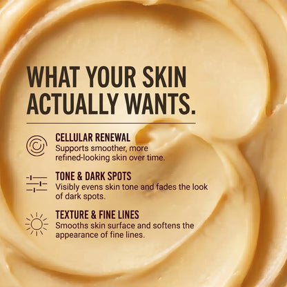 Youth Alchemy serum texture close-up — whipped grass-fed tallow with bakuchiol